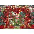 thumbnail image 2 of Red Rose Flowers Backdrop Sweet Floral Heart Light Photography Background for Valentines Day Wedding Anniversary Mother's Day Party Decorations Banner Photo Booth Props, 2 of 2