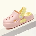 thumbnail image 5 of CUZIBR Girls Toddler Kids Clogs Garden Shoes Cute Cartoon Bunny Pattern Anti- Flat Sole Flexible Indoor Outdoor Waterproof Beach Pool Sandal Holiday Casual Sandals Footwear,RD1,2-2.5 Years, 5 of 8