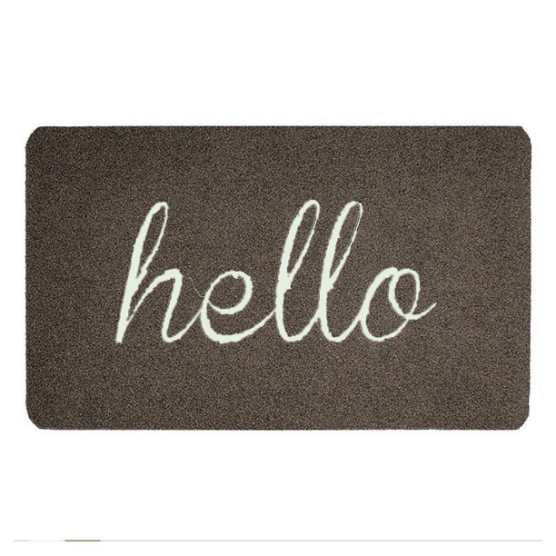 Loyerfyivos Hello' Doormat Mat for Outdoors, Large Front Door