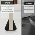 thumbnail image 4 of Huchen Door Draft Stopper Under Door Noise Blocker Door Sweep Weather Stripping Door Seal Guard Soundproofing 30" to 36" Adjustable Door Stopper for Bottom of Door (Black), 4 of 6