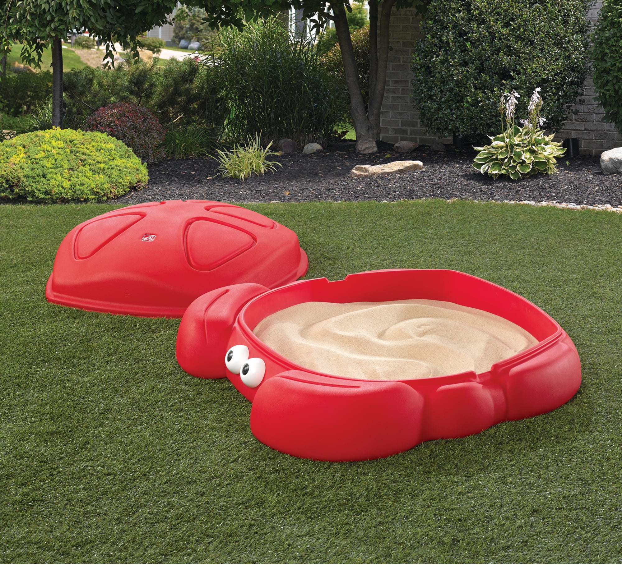 Sand & Water Toys Cover Playground Red Step2 Crabbie Sandbox Kids