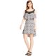 thumbnail image 1 of Material Girl Womens Cold-Shoulder Illusion High-Low Vestido, Negro, XS, 1 of 2