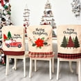 thumbnail image 2 of Billuyoard Funda de silla de Navidad bordada con dibujos animados, funda de boda para Bar de casa con encaje de rejilla, funda de árbol de Navidad, Kits de decoración para fiestas Árbol de Navidad Billuyoard HA069380-02, 2 of 6