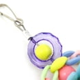 thumbnail image 3 of SPRING PARK Acrylic Bird Chewing Toy with Bell, Parrot Cage Bite Toys Multicolored Beads Bird Parrot Toys for Small and Medium Parrots and Birds, 3 of 5