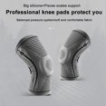 thumbnail image 2 of Iaukyu 1 Pair Running Cycling Sports Knee Pads Ultimate Compression Knee Brace for Joint Pain Relief Professional Knee Guards Men Fitness Protective Gear Sports Accessories, 2 of 7