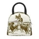 thumbnail image 1 of Fotbe Cattle Drive By Two Cowboys Bolsa de Almuerzo con Estampado, Lonchera Aislada, Contenedor de Comida Reutilizable Tipo Cooler a Prueba de Fugas, 1 of 6