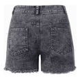 thumbnail image 4 of Pantalones Cortos De Mezclilla Elásticos Para Mujer, 4 of 6