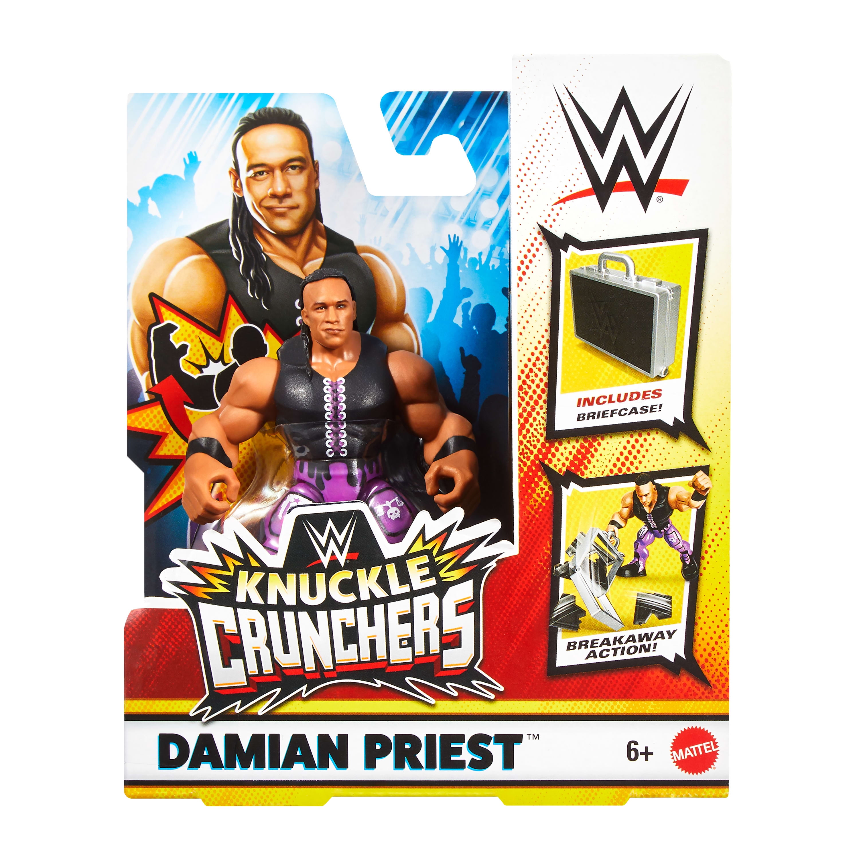 WWE, Action Figure, Damian Priest, 3.25-inch Bone-Crunching