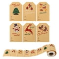 thumbnail image 3 of Christmas Tags Stickers, Tags Stickers, 250Pcs/roll Tags Holiday Present Stickers,6 Style, 3 of 7