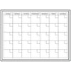 24x18 Large Monthly Dry Erase Calendar. Wall Calendar - Monthly Planner .