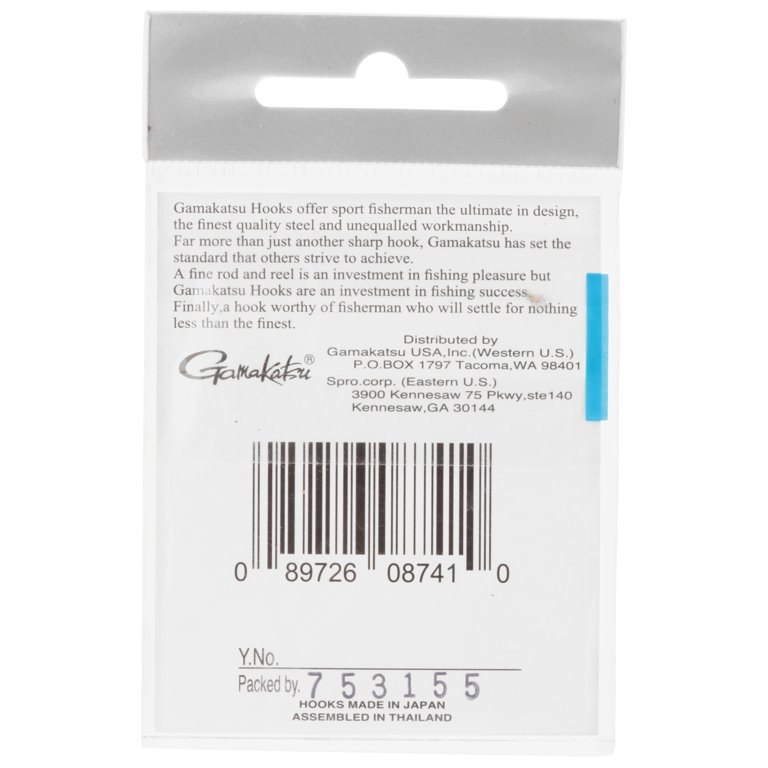 Gamakatsu Octopus Circle In-Line Hook - Size 6/0, 25 Pack, Non-Offset Circle Hook For Billfish & Tournaments