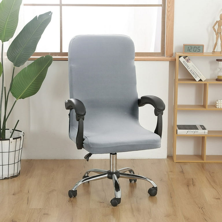 Office Chair Cover Computer Chair Universal Boss Rotating Chair Slipcovers Modern Simplism Style High Back Stretch Large Size Chair not Included
