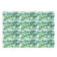 thumbnail image 1 of Palm Leaf Cutting Board, Exotic Fantasy Abstract Coconut Tree Silhouettes Green Jungle, Decorative Tempered Glass Cutting and Serving Board, Large Size, Forest Green Lime Green, by Ambesonne, 1 of 1