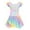 Z_rainbow Leopard, variant on Arshiner Girls Ruffle Sleeve Ballet Dance Dress Crisscross Back Tutu Skirted Leotard