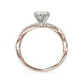 thumbnail image 2 of 2.25 Carat Stylish Heart Cut Moissanite Wedding Ring for Ladies in 18K Rose Gold Ring Size 8 (D/VVS1) Fine Jewelry by Diamond-Capitals, 2 of 6