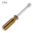 thumbnail image 3 of Uxcell 2 Pcs Metric Nut Screwdriver 10mm Non-Magnetic for Automotive Maintenance, Home Improvement, 3 of 5