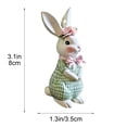 thumbnail image 3 of Easter Ornament, Acrylic Car Mirror Hanging Decoration, Cute Bunny Egg Holiday Pendant for Rearview Mirror Backpack, Spring Festival Decor, 3.1 Inch (8cm) Flat Acrylic Charm, 3 of 5