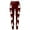 Red, variant on FYEGRE Women's Festive Snowman Print Athletic Leggings Stretch Yoga Pants for Fitness Training and Holiday Season Wear S