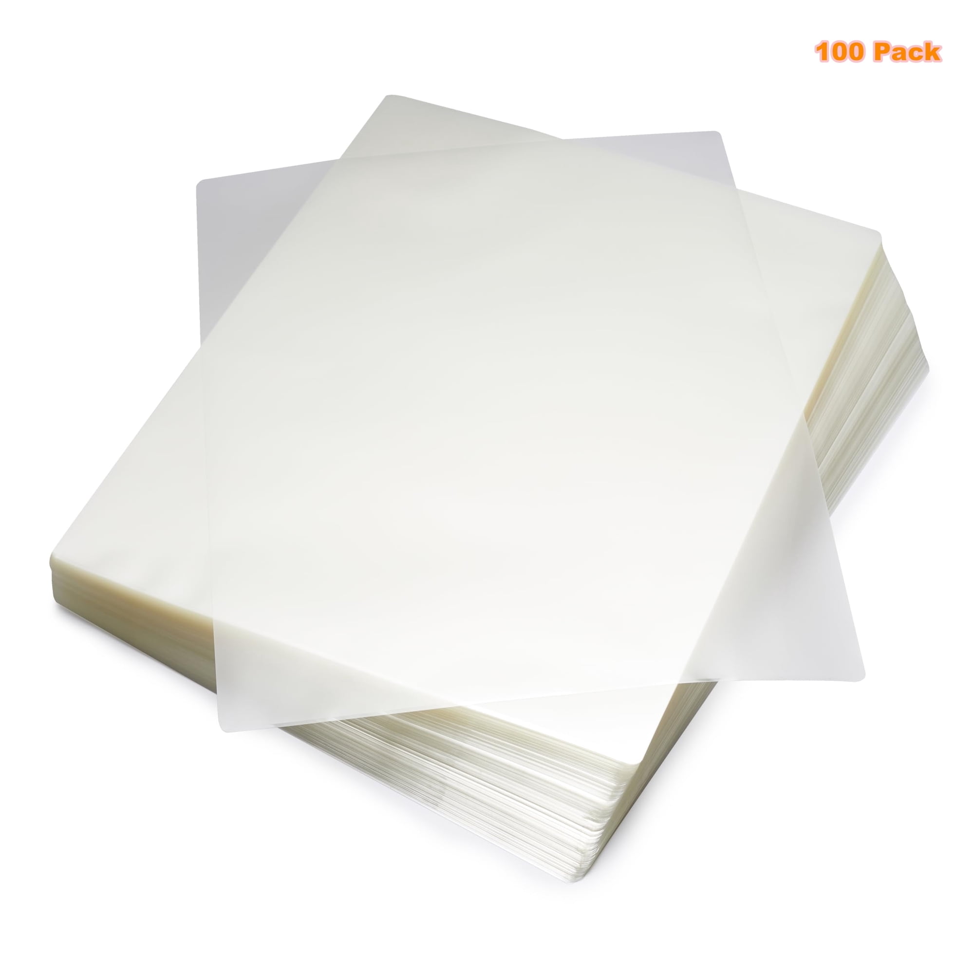 Clear Thermal Laminating Pouches Plastic Paper Laminator Sheets, 9 x 11.5-Inch, 100-Pack, 3 mil