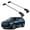 Silver, variant on ERKUL 220lbs Roof Rack Cross Bars for Buick Envision 2021-2025 | Aluminum Crossbars with Anti Theft Lock for Rooftop | Compatible with Flush Rails - Silver