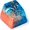Manta ray-10, variant on Manta Ray Artisan Keycap Blue Orange Reef - 1U ESC, R1 SA Profile Custom Cherry MX Key Cap Mechanical Keyboard, Cool Tech Gifts for Men, Dad, Father, Gamer, Sea Lover