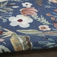thumbnail image 5 of Nourison Nourison Washables Floral Navy Multicolor 5'2" x 7' Area Rug (5x7), 5 of 10