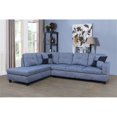 thumbnail image 2 of Star Home Living Corp Tracy Linen Fabric Left Facing Sectional in Flint Blue, 2 of 2