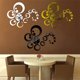 thumbnail image 2 of Yuarrent 1 pieza 3D círculos modernos espejo reloj de pared relojes pegatinas de pared espejo reloj de pared extraíble arte calcomanía pegatina Decoración del hogar Plata Yuarrent JJ6532-01B, 2 of 6