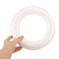 thumbnail image 4 of GAXIRE Círculo de espuma en blanco para pintar, forma de corona de espuma para manualidades, anillo sin pintar, 4 of 5