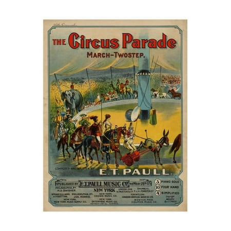 The Circus Parade March-Twostep, Sam DeVincent Collection, National Museum of American History Print Wall