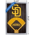 thumbnail image 3 of MLB San Diego Padres - Logo Wall Poster, 14.725" x 22.375", Framed, 3 of 3