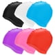 thumbnail image 1 of Uxcell 6-Pack Gorro de Natación de Silicona, Gorro de Natación Impermeable Antideslizante Unisex [Negro/Blanco/Azul Lago/Púrpura/Rosa/Rojo], 1 of 1