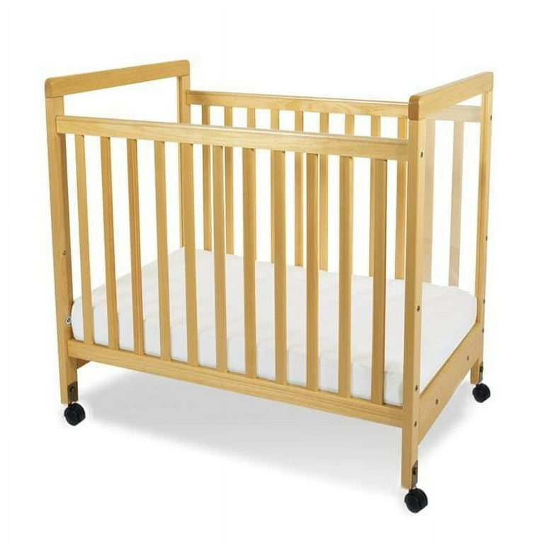 SafetyCraft Fixed Side Clearview Compact Crib Walmart