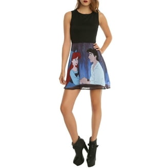 Little Mermaid Ariel and Eric Juniors Skater Dress - size SM - Walmart.com