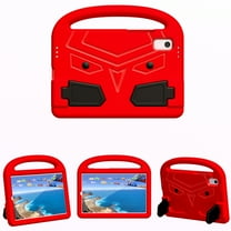 TECH CIRCLE Kids Case for Lenovo Tab M9 Tablet 9.0" 2023 Release - Lightweight EVA Foam Shockproof Portable Handle Cover Shell with Kickstand, Red