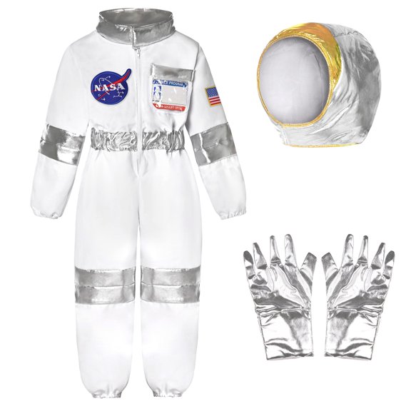 Disfraz de piloto astronauta de la NASA Nuehoryu para niños de 3 a 4 años