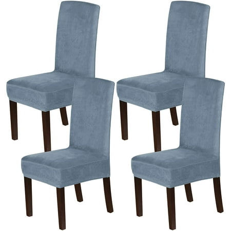 Velvet Dining Chair Covers Stretch, Velvet Dining Room Chair Slipcovers