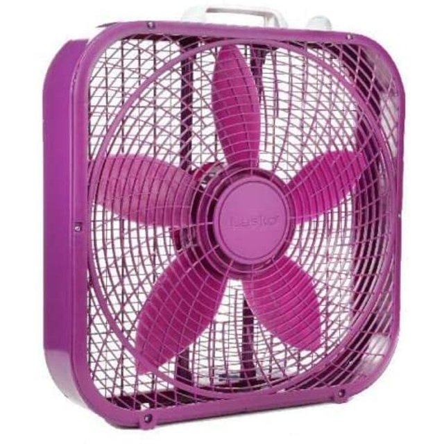 Ventilador de piso LASKO B20309 20" Pulgadas con 3 Velocidades Cool Colors Color Morado Lasko B20309