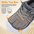 thumbnail image 7 of Barerun Toddler Shoes Boys Girls Non Slip Running Shoes, Wide, Pull-On, Tennis Shoes, 7 of 7