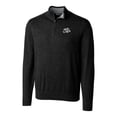 thumbnail image 2 of Men's Cutter & Buck Black Omaha Storm Chasers Lakemont Tri-Blend Quarter-Zip Pullover Sweater, 2 of 3