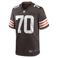 thumbnail image 2 of Men's Nike Drew Forbes  Brown Cleveland Browns Team Game Jersey, 2 of 6