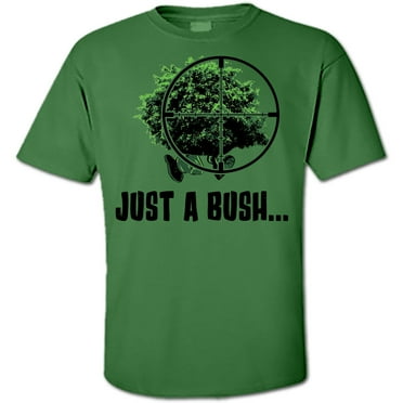 Just a Bush Battle Royale Video Game Green Tshirt Fort