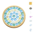 thumbnail image 2 of Mosaic DIY Kit under $5! Kadlawus Creative Mosaic Tile Kit, Handmade Coaster Making Supplies with Base and Accessories, Fun Craft Activity forkids, Family Bonding, andschoolProjects, 2 of 5