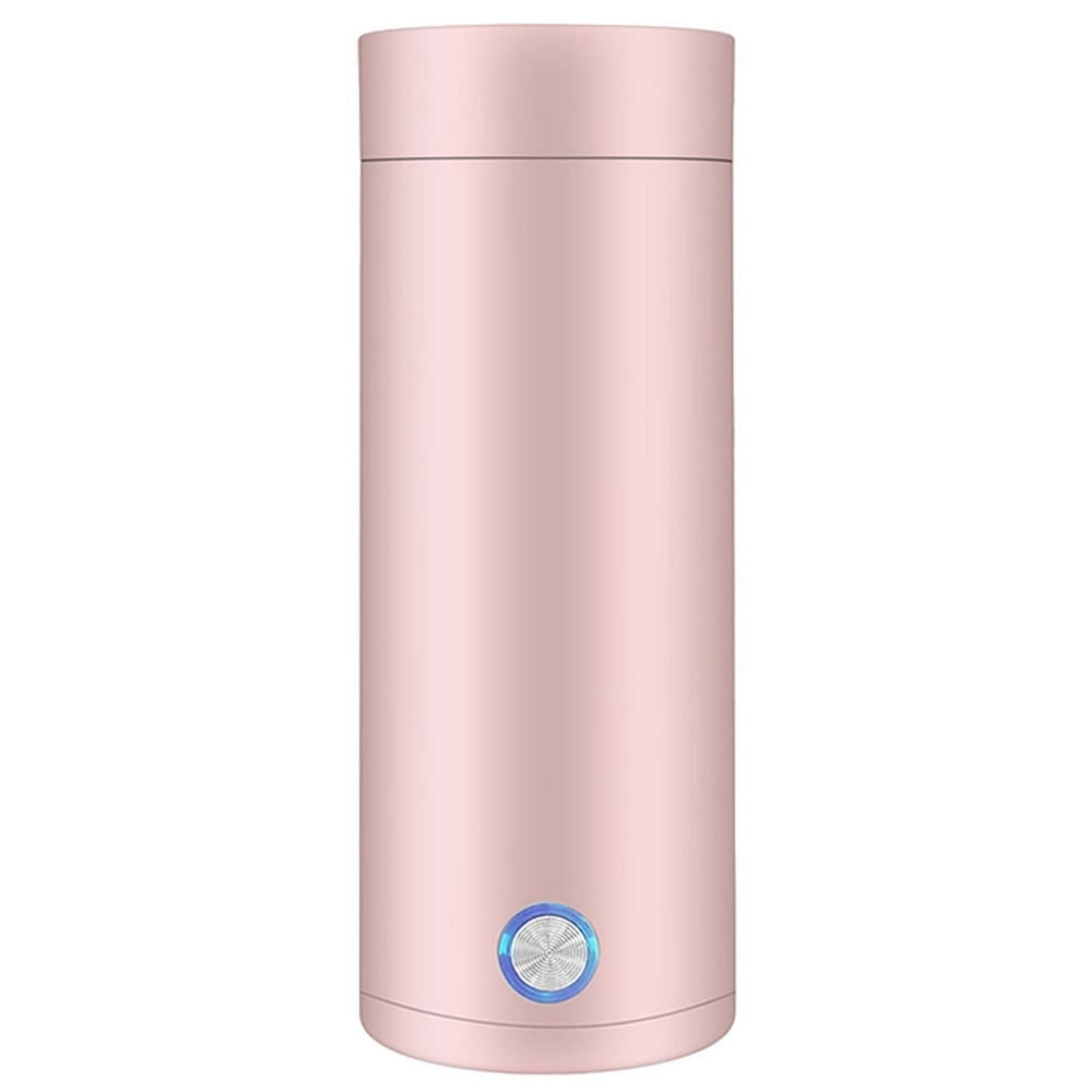 Baweave Portable Electric Kettle for Travel  3-in-1 Mini Car Kettle with Auto Shut-Off  Stainless Steel Water Heater for Tea and Coffee  400ml Capacity White