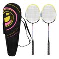 thumbnail image 2 of Outdoor Badminton Racquet, Lightweight Comfortable Grip 1 Pair Badminton Racket  For Gym For Sports Hall, 2 of 8