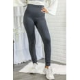 thumbnail image 4 of High Waist Compression Leggings with French Terry Lining., 4 of 4