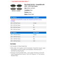 thumbnail image 2 of Rear Brake Pad Set - Compatible with 2010 - 2019 Ford Taurus 2011 2012 2013 2014 2015 2016 2017 2018, 2 of 2