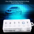 thumbnail image 2 of Keenso 100pcs Car Body Retainers, Car Retainer Clips, Retaining Splash Shield For Replacement Of Door Trim Trim Panel Bumper, 2 of 8