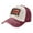 Dark Red, variant on Union Jack Flag Distressed Baseball Cap Dad Hats for Men Women Vintage Trucker Hat Low Profile Ball Caps