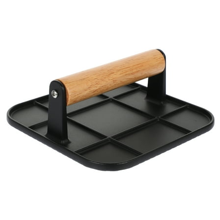 Soimiss Burger Maker Press Black Aluminium Alloy for Kitchen Tool 1Pack